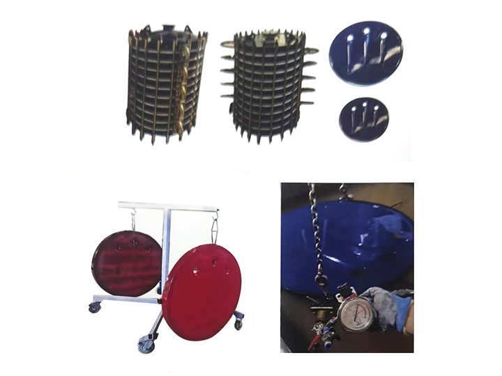 搪玻璃圓型平板三孔片式冷凝器（專利號：GL 202510144656.9）